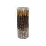 50-Count Pre-Rolled Cones - 110mm Wood Pulp Rolling Papers in Colorful Jars