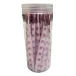 50-Count Pre-Rolled Cones - 110mm Wood Pulp Rolling Papers in Colorful Jars