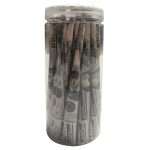 50-Count Pre-Rolled Cones - 110mm Wood Pulp Rolling Papers in Colorful Jars
