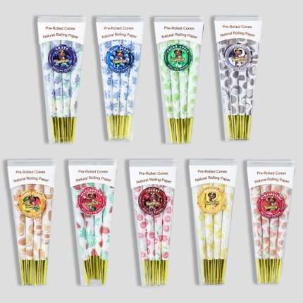 HONEYPUFF Pre-Rolled Cones Tropical Fruit | Gold-Tipped Natural Herbal Blends