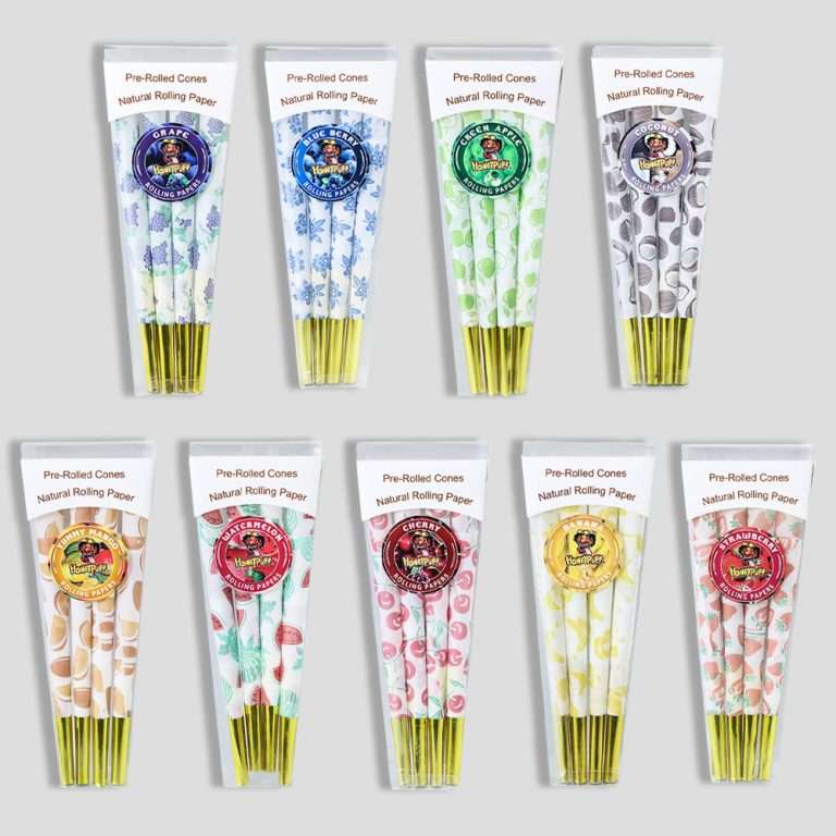 HONEYPUFF Pre-Rolled Cones Tropical Fruit | Gold-Tipped Natural Herbal Blends