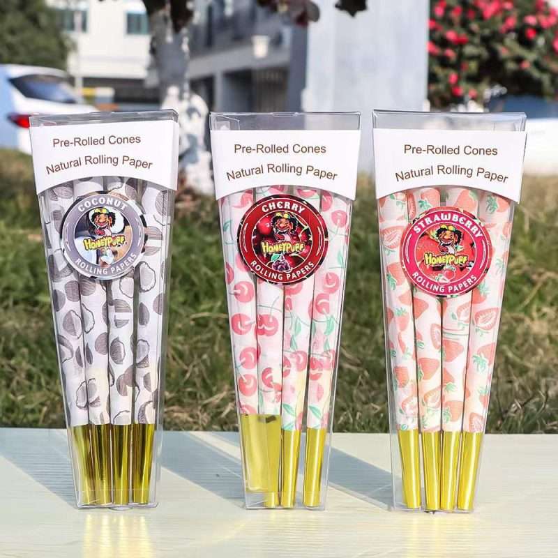 HONEYPUFF-4.3″-Pre-Rolled-Cones-Tropical-Fruit