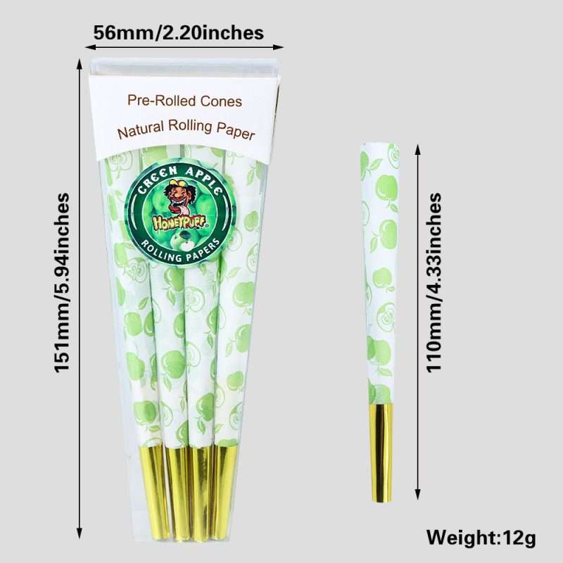 HONEYPUFF-4.3″-Pre-Rolled-Cones-Tropical-Fruit-detail