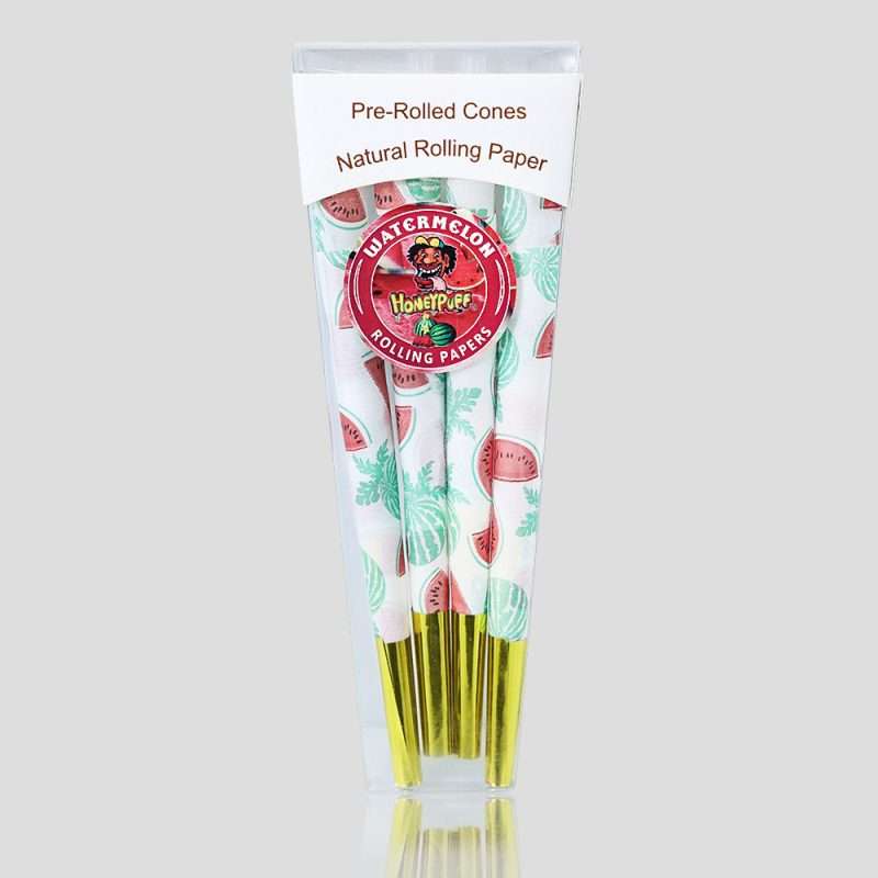 HONEYPUFF-4.3″-Pre-Rolled-Cones-Tropical-Fruit-watermelon